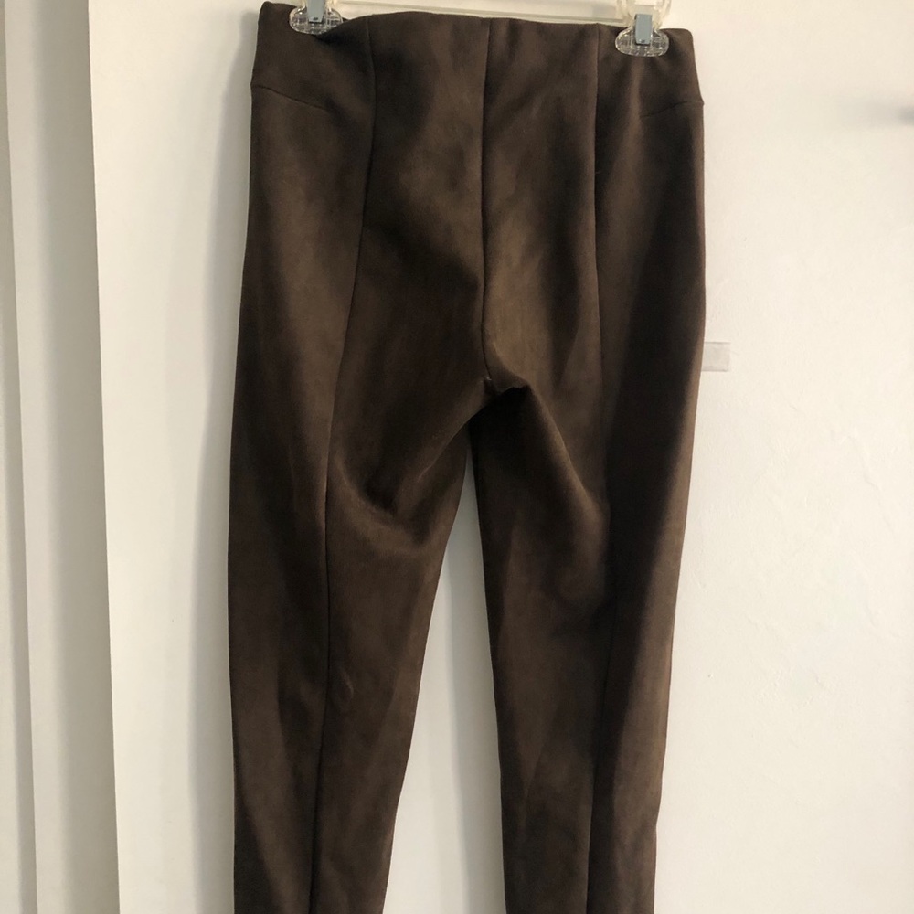 Faux suede pull up fashion legging Zara